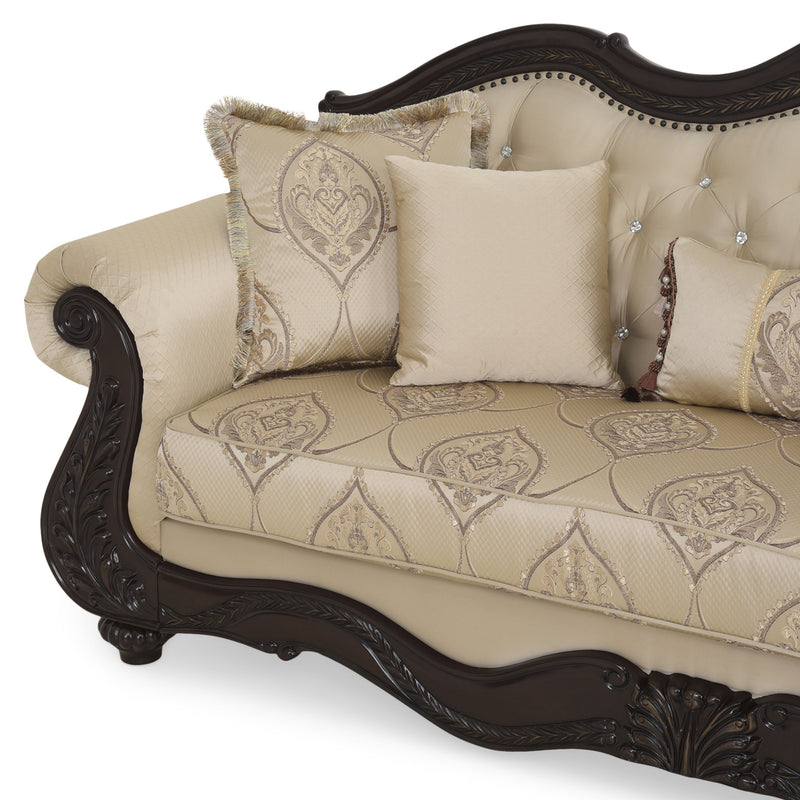 WINDSOR Canapea 3 locuri, 5 perne decorative incluse, stofă