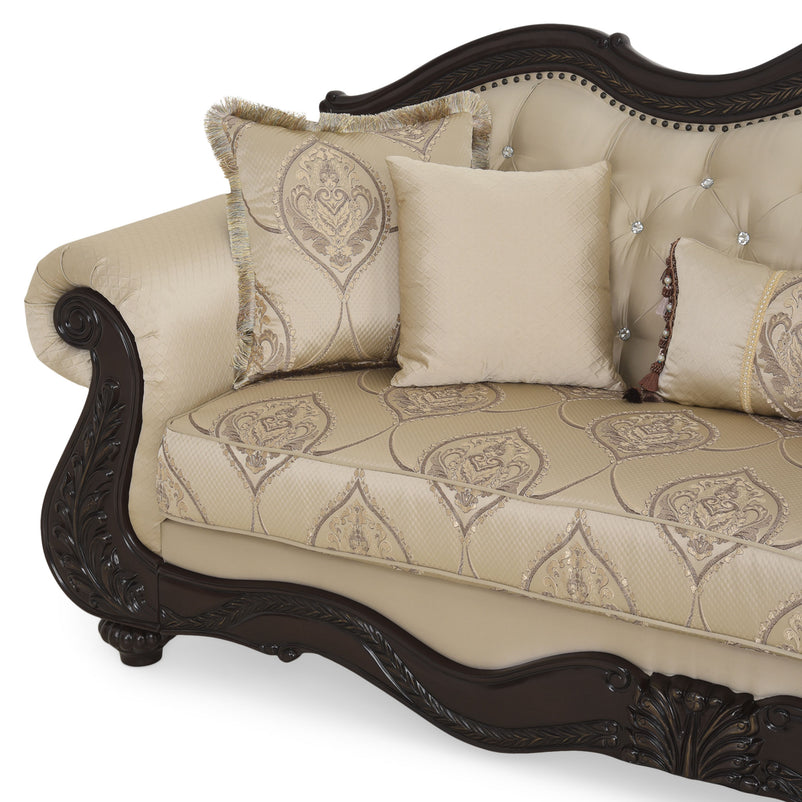 WINDSOR Canapea 3 locuri, 5 perne decorative incluse, stofă