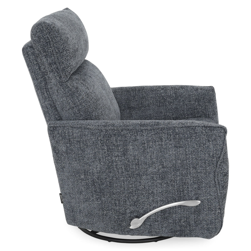 KERSEY Fotoliu rotativ, recliner manual, stofă