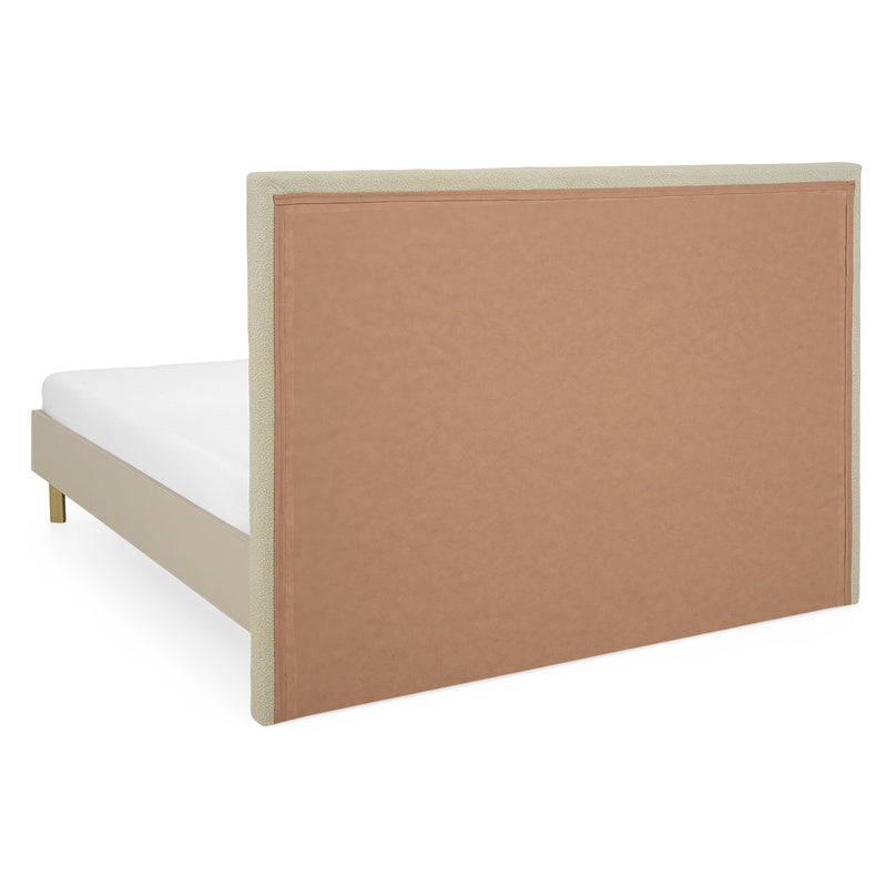 RING Pat cu tăblie tapițată 160x200cm, somieră inclusă