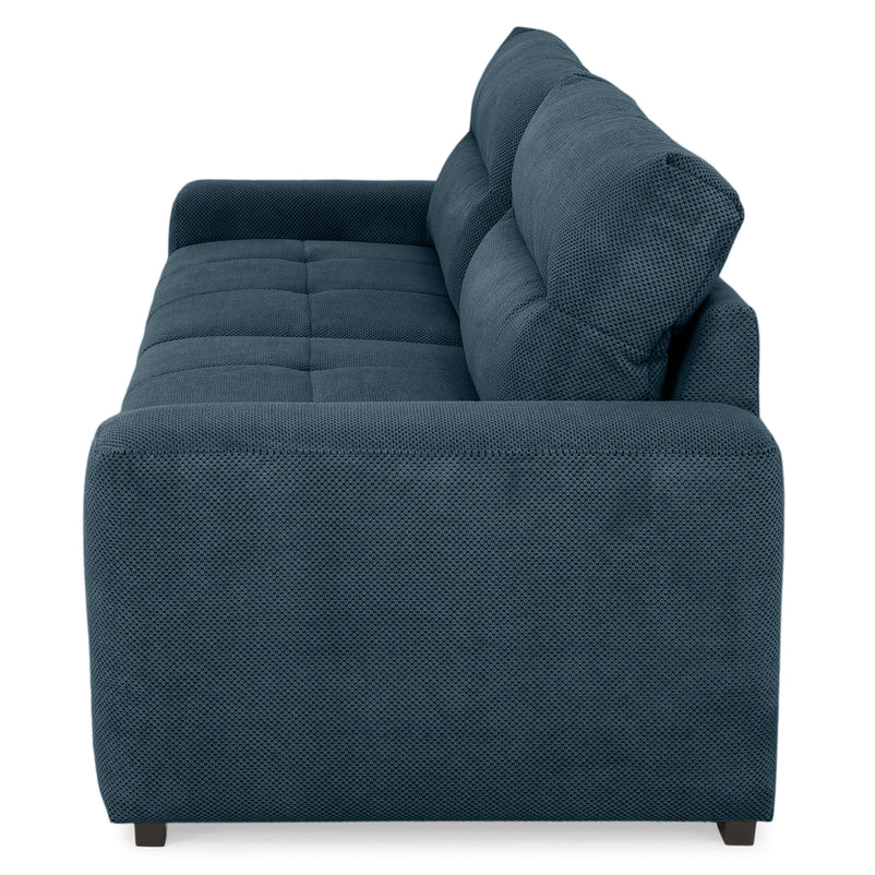 WIDE Canapea extensibilă, 4 locuri, stofă