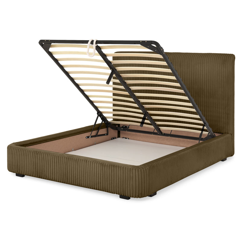 MARYANNE Pat tapițat, 160x200cm, ladă depozitare inclusă