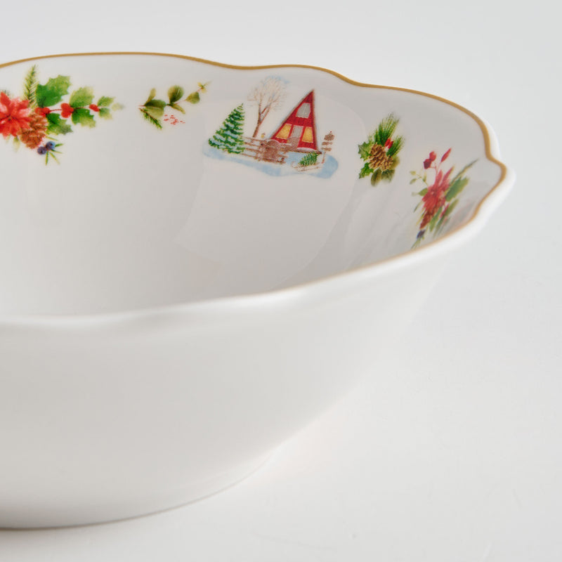 WONDERLAND Set 4 boluri individuale, porțelan