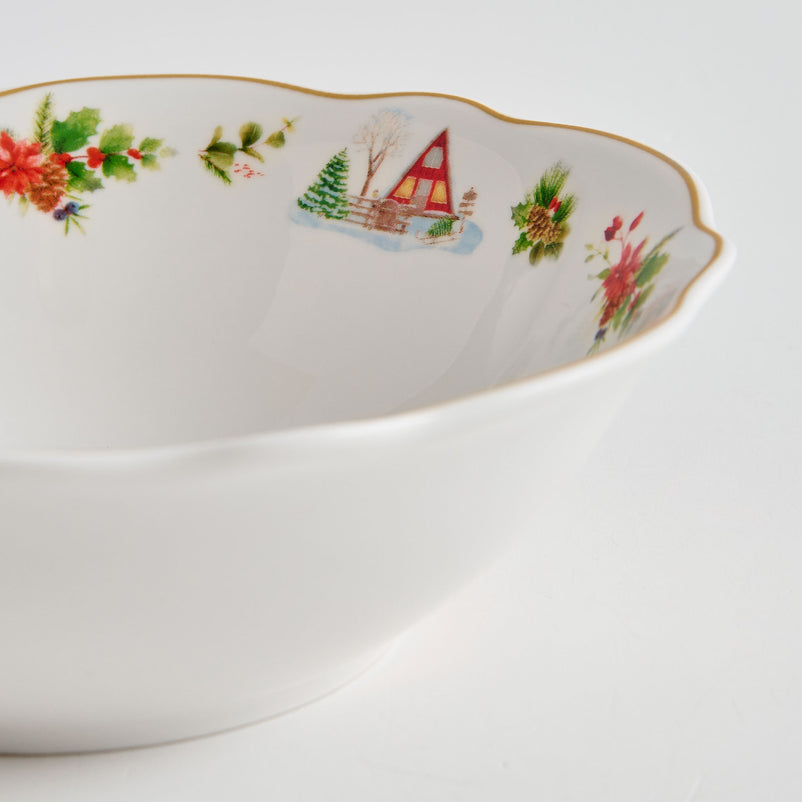 WONDERLAND Set 4 boluri individuale, porțelan