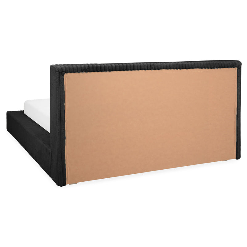 NORDEND Pat tapițat, 160x200cm, somieră rabatabilă și ladă incluse