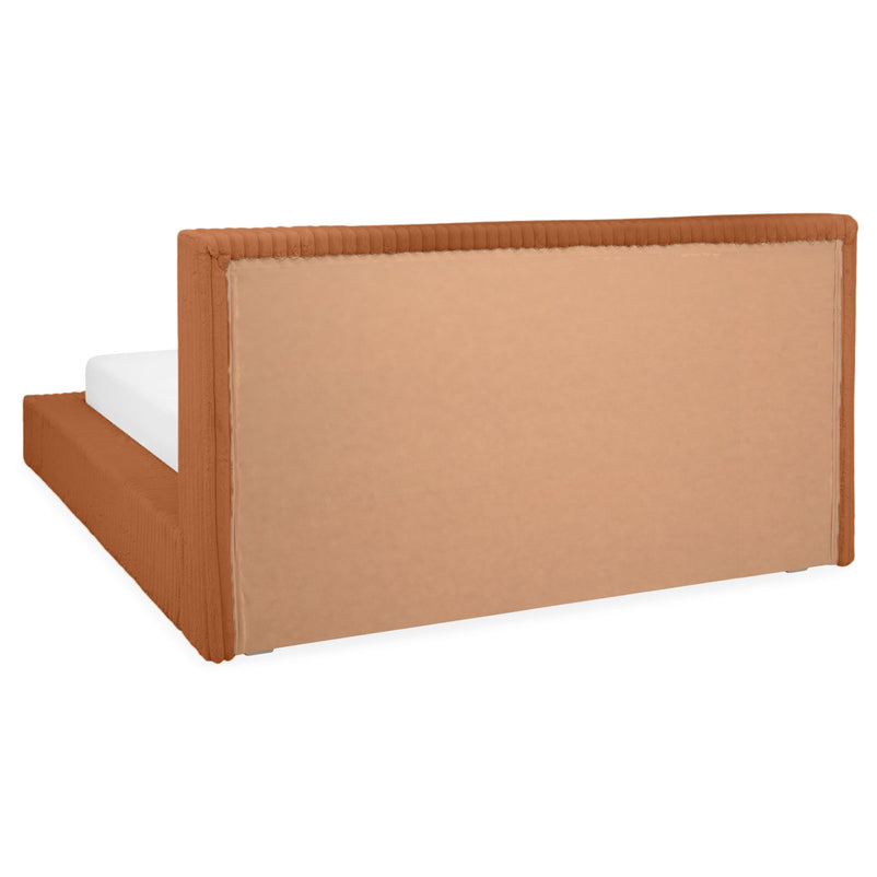 NORDEND Pat tapițat, 160x200cm, somieră rabatabilă și ladă incluse