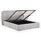 GILDA Pat tapițat, 160x200cm, somieră rabatabilă și ladă depozitare incluse