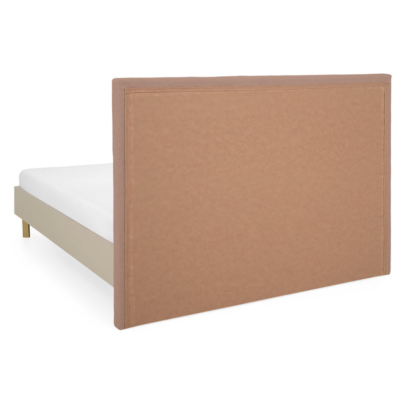 RING Pat cu tăblie tapițată 160x200cm, somieră inclusă