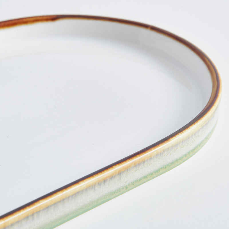 TERRA Platou servire, porțelan, L.36cm