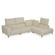 KARSTON Colțar cu șezlong stânga/dreapta, recliner electric, stofă