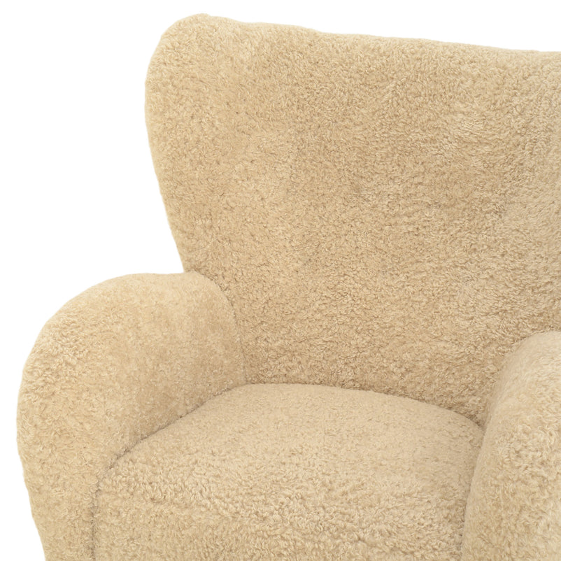 ANDERSON Fotoliu,  imitație blană