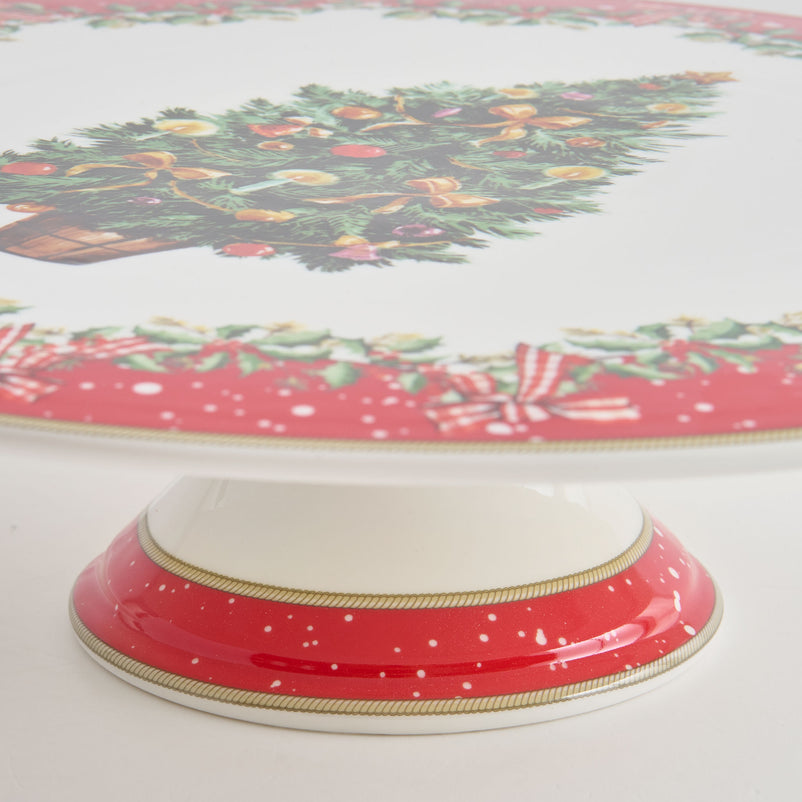 MAGIC CHRISTMAS Platou tort, porțelan, D.32cm