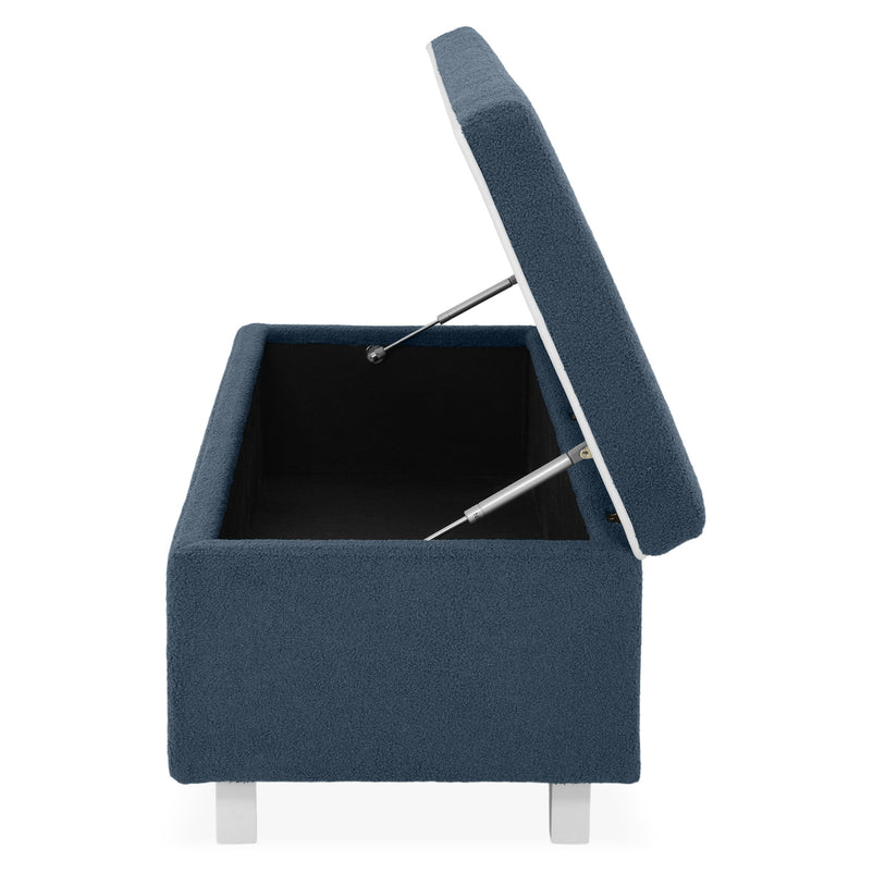 KOLLE Banchetă, ladă depozitare inclusă, stofă