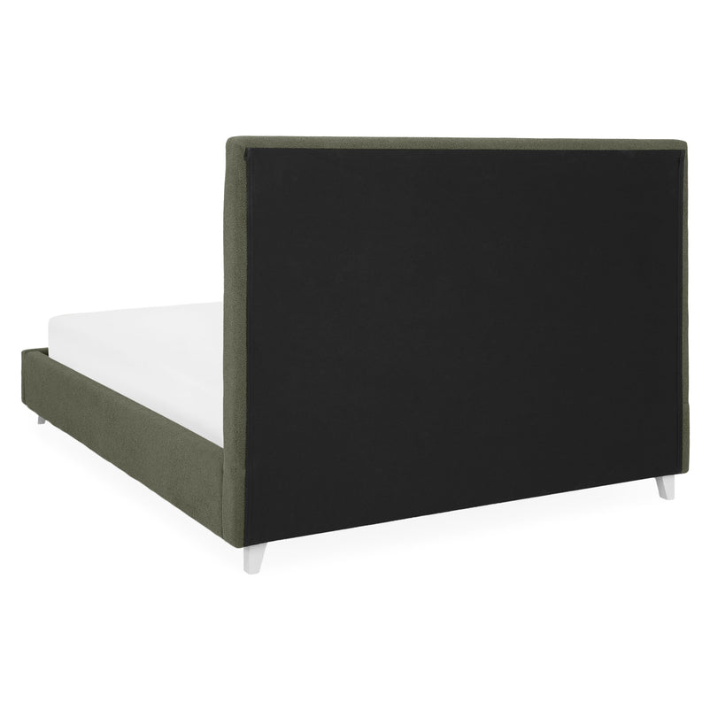 KOLLE Pat tapițat, 160x200cm, somieră și ladă depozitare incluse
