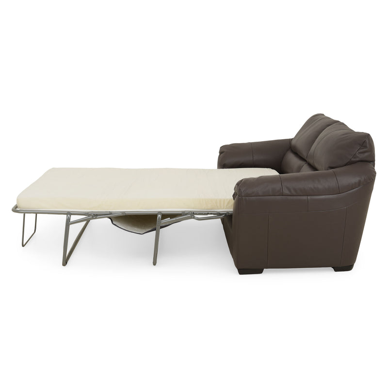 ARKTIKOS Canapea extensibilă, 3 locuri, piele