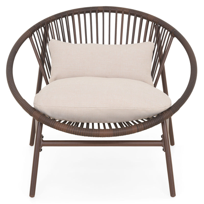 CIRCLE/ROYAL Set mobilier terasă/grădină, 2 fotolii și măsuță