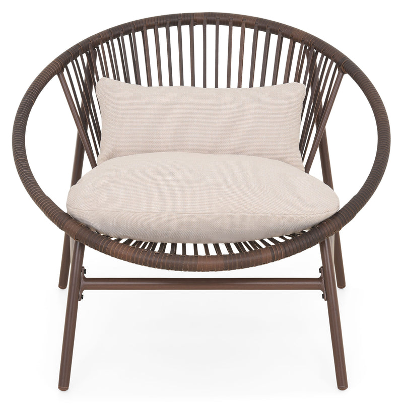CIRCLE/ROYAL Set mobilier terasă/grădină, 2 fotolii și măsuță