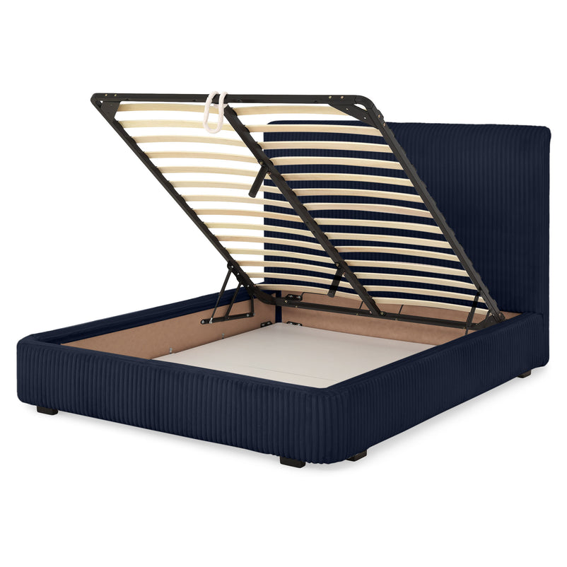 MARYANNE Pat tapițat, 160x200cm, ladă depozitare inclusă