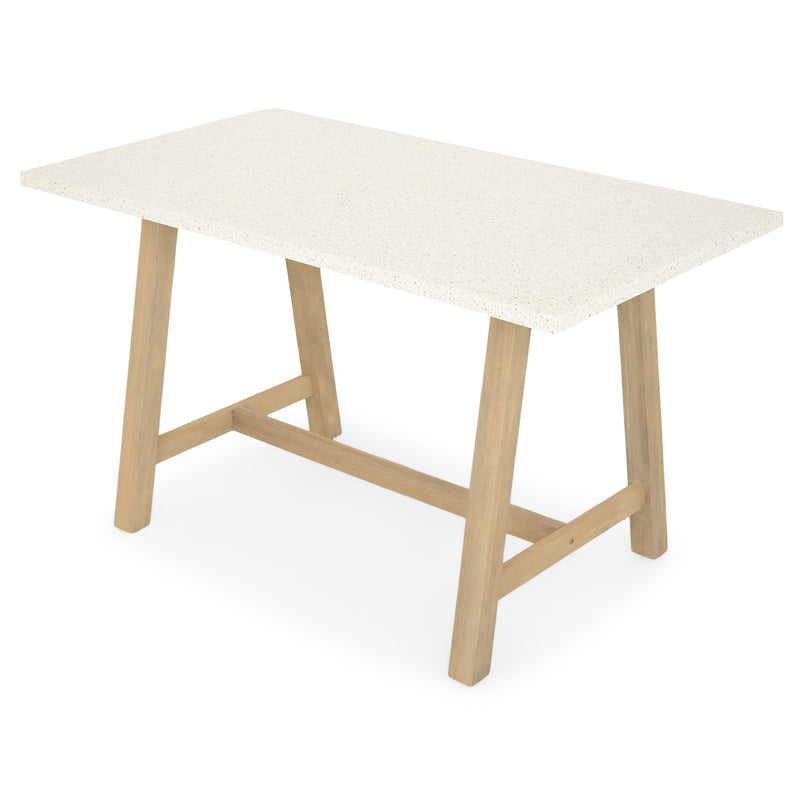 ASHEN Set mobilier terasă/gădină, masă și 4 scaune bar