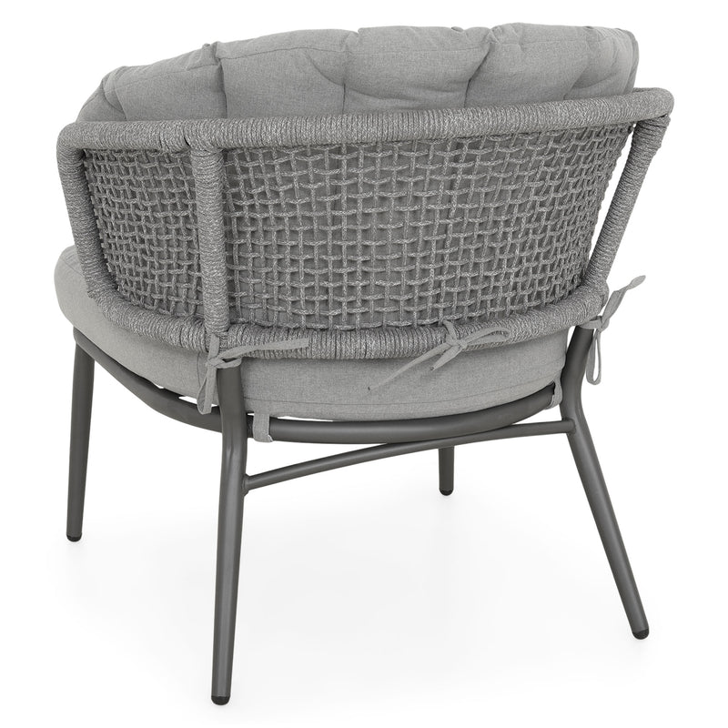 MUMBAI Set mobilier terasă/grădină, 2 fotolii și măsuță