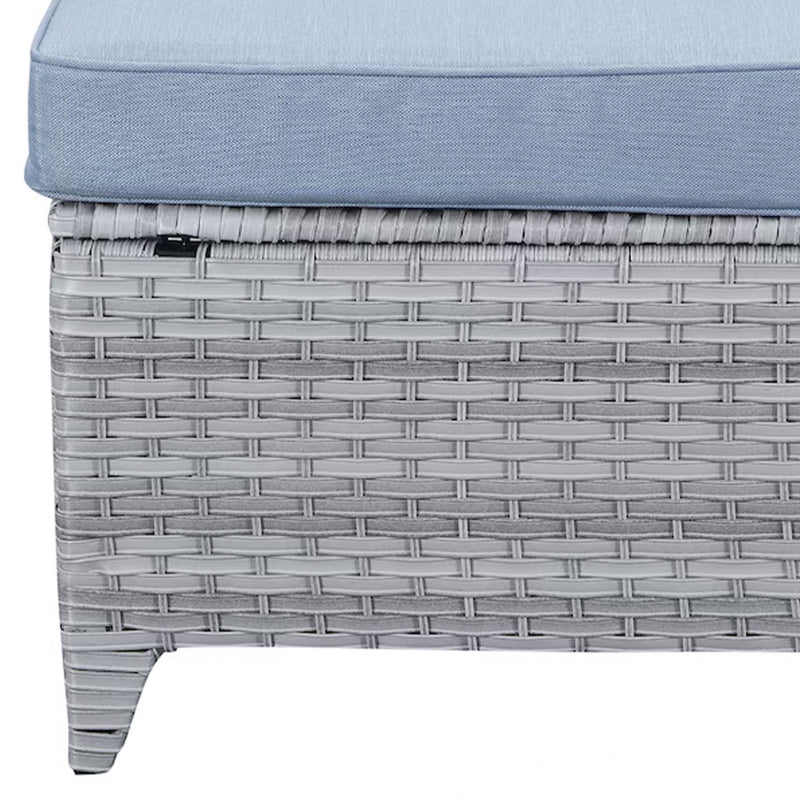DERBY Set mobilier terasă/grădină, 2 fotolii, 2 taburete, canapea