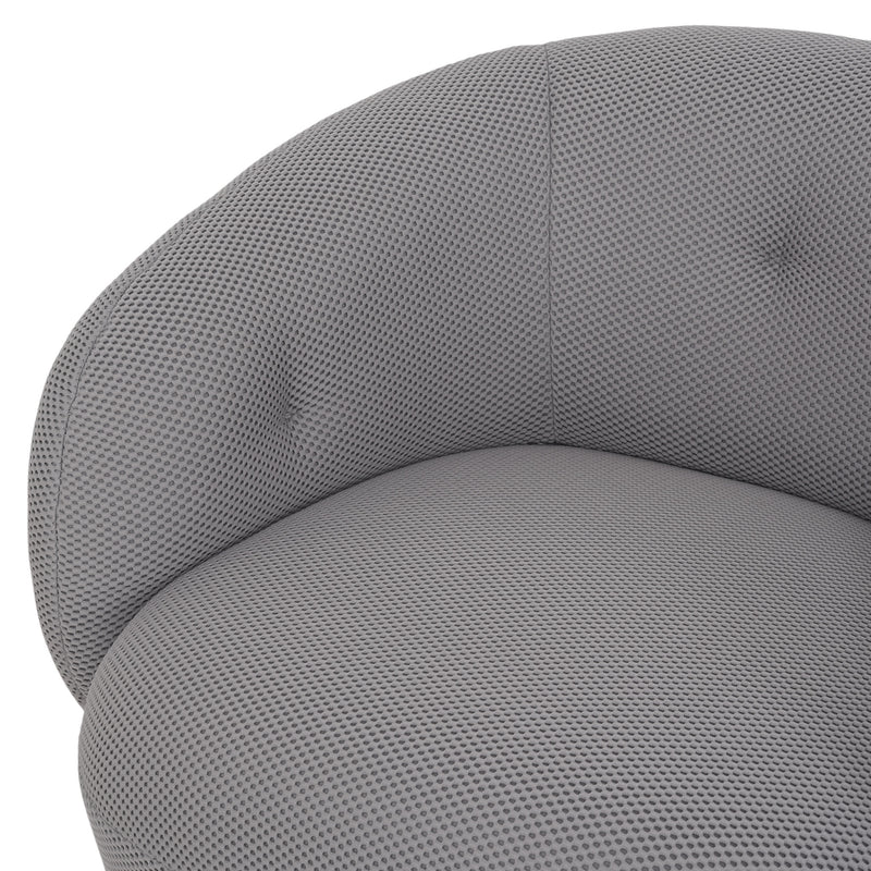 BARTOW Fotoliu rotativ, stofă