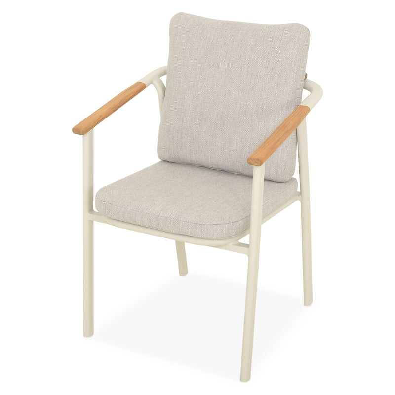 SALLY Set mobilier terasă/grădină, 6 scaune și masă extensibilă