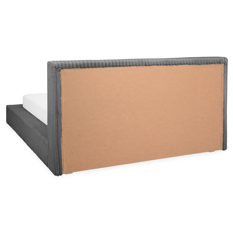 NORDEND Pat tapițat, 160x200cm, somieră rabatabilă și ladă incluse