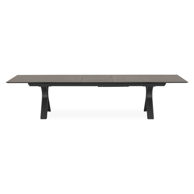 CARSON/BARI Set mobilier terasă/grădină, 8 scaune și masă extensibilă