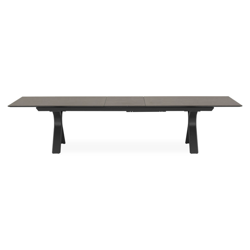 CARSON/BARI Set mobilier terasă/grădină, 8 scaune și masă extensibilă