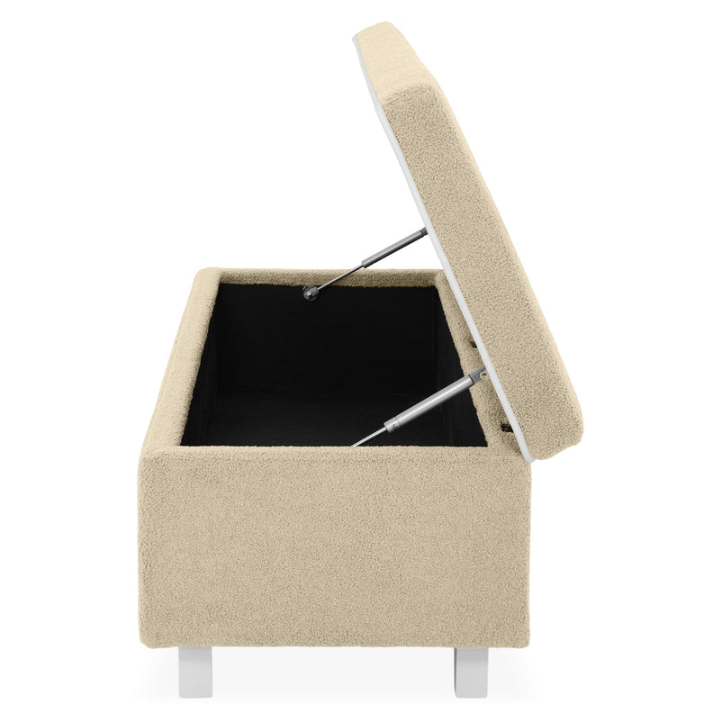 KOLLE Banchetă, ladă depozitare inclusă, stofă