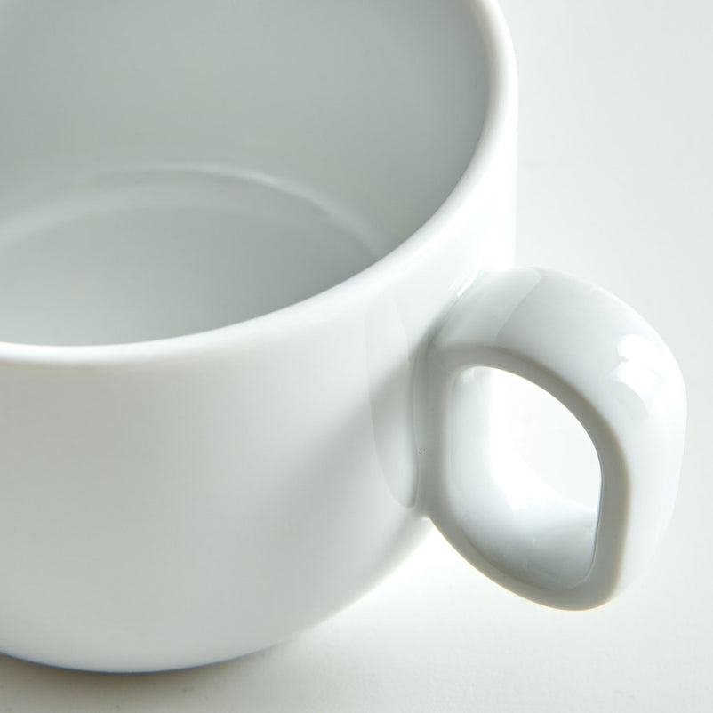 BARISTA CAPPUCCINO Set 2 cești cu farfurioară, poțelan, 160ml