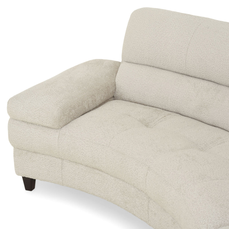 RODO Canapea semicerc cu brațe, stofă