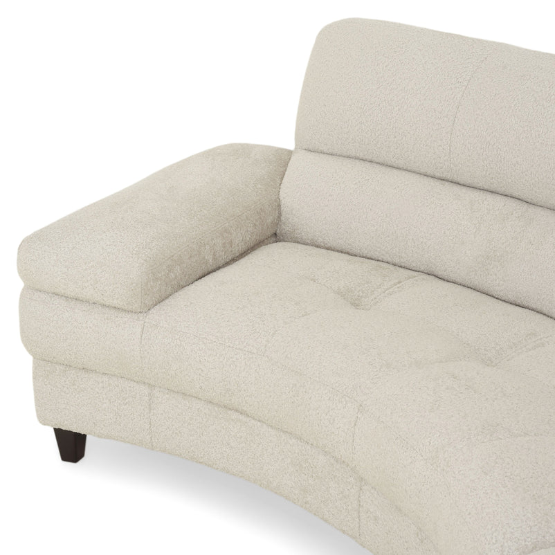 RODO Canapea semicerc cu brațe, stofă