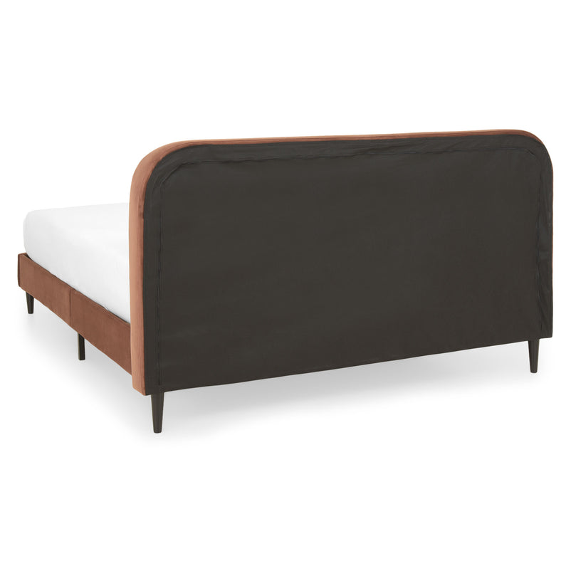 CORNING Pat tapițat, 160x200cm, somieră inclusă