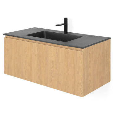 BRUNO Set mobilier baie, mască lavoar și lavoar