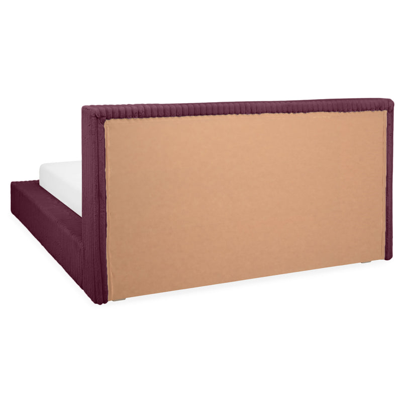 NORDEND Pat tapițat, 160x200cm, somieră rabatabilă și ladă incluse