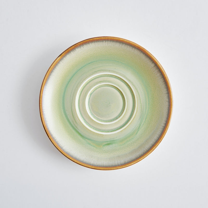 TERRA Set ceșcuță și farfurioară, porțelan, 210ml