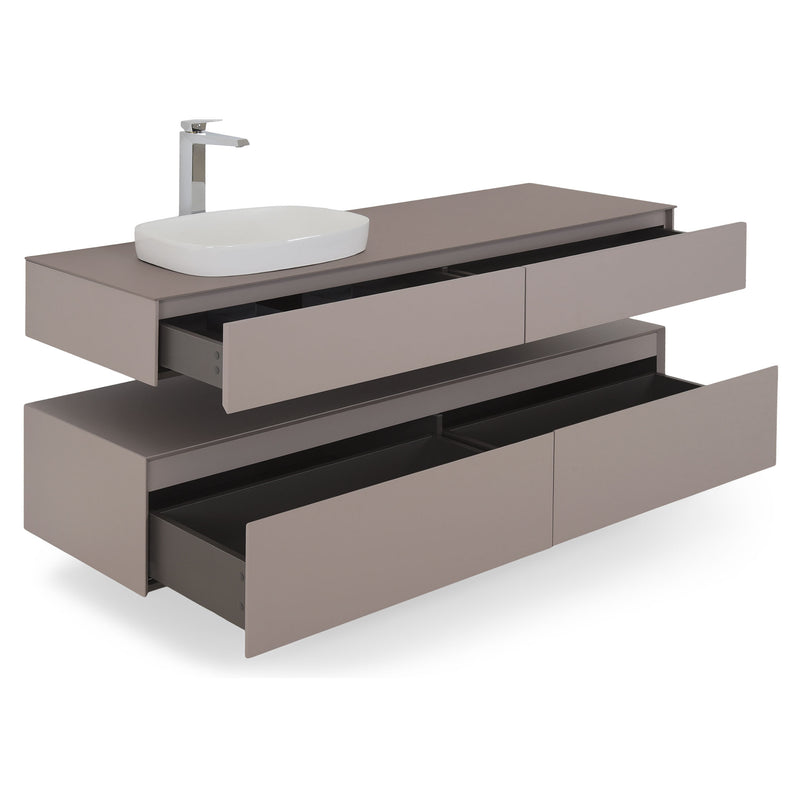 LODI Set mobilier baie, mască lavoar, lavoar, top