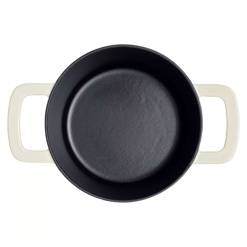 MOMENTS Oală cu mânere și capac, fontă, D.20cm