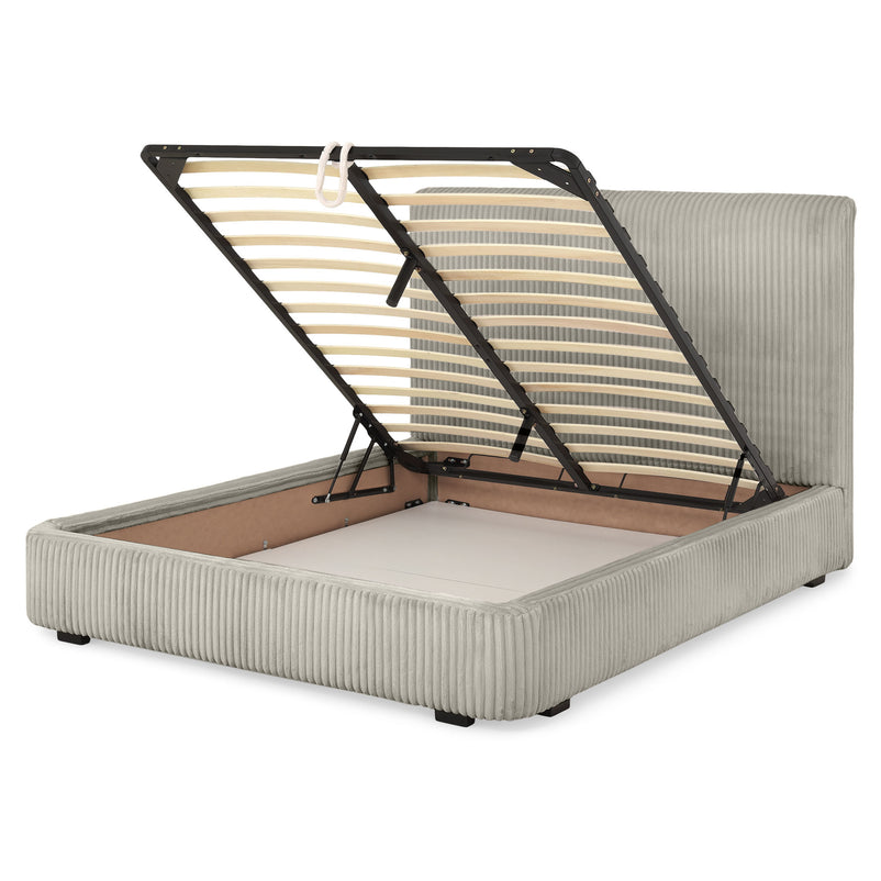 MARYANNE Pat tapițat, 160x200cm, ladă depozitare inclusă