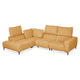 KARSTON Colțar cu șezlong stânga/dreapta, recliner electric, stofă