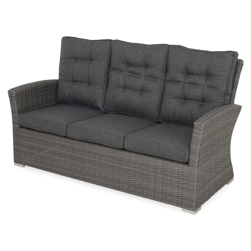 MARACAY Set mobilier terasă/grădină, 2 fotolii și canapea