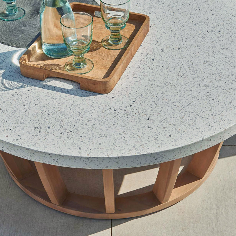 WOODLAND Set mobilier terasă/grădină, 2 fotolii, canapea și măsuță