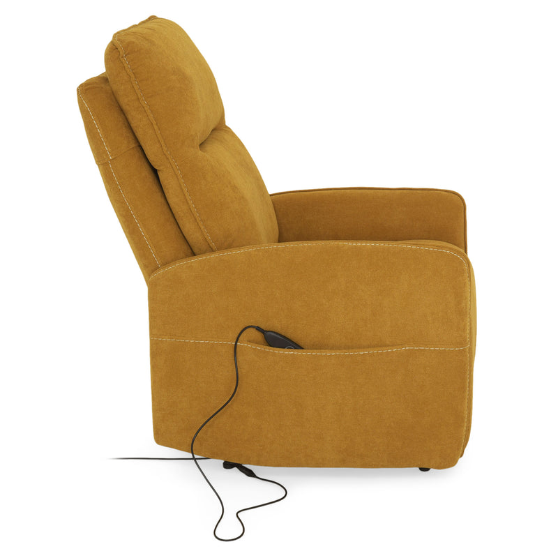 LONOKE Fotoliu, recliner și masaj, stofă