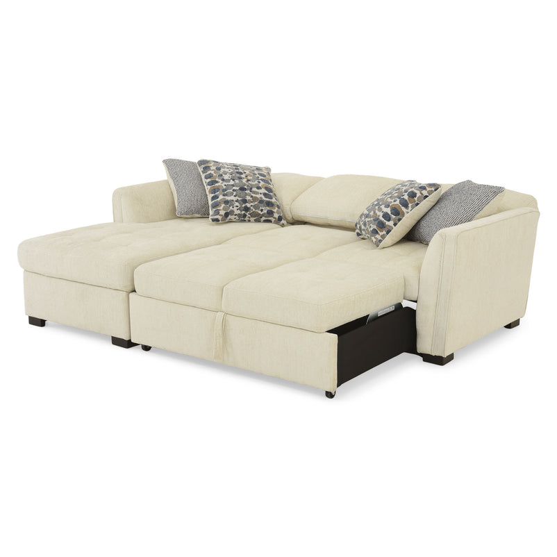 ASCOLI Colțar extensibil, șezlong stânga/dreapta, 4 perne decor incluse, stofă