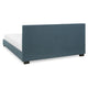 KRONIA Pat tapițat, 160x200cm, somieră inclusă