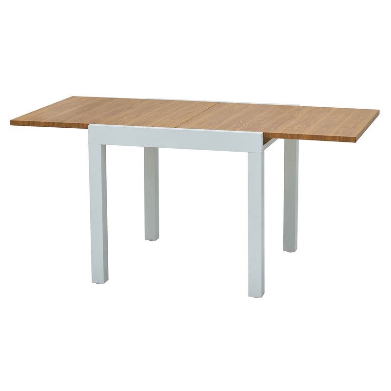 DRESDEN Set mobilier terasă/grădină, 4 scaune și masă extensibilă