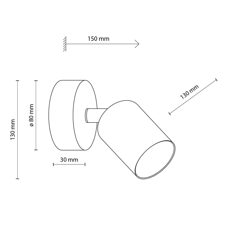 LIVIA Aplică 1x10W GU10