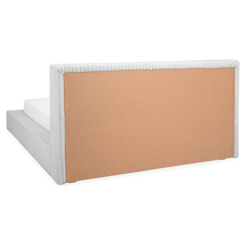 NORDEND Pat tapițat, 160x200cm, somieră rabatabilă și ladă incluse